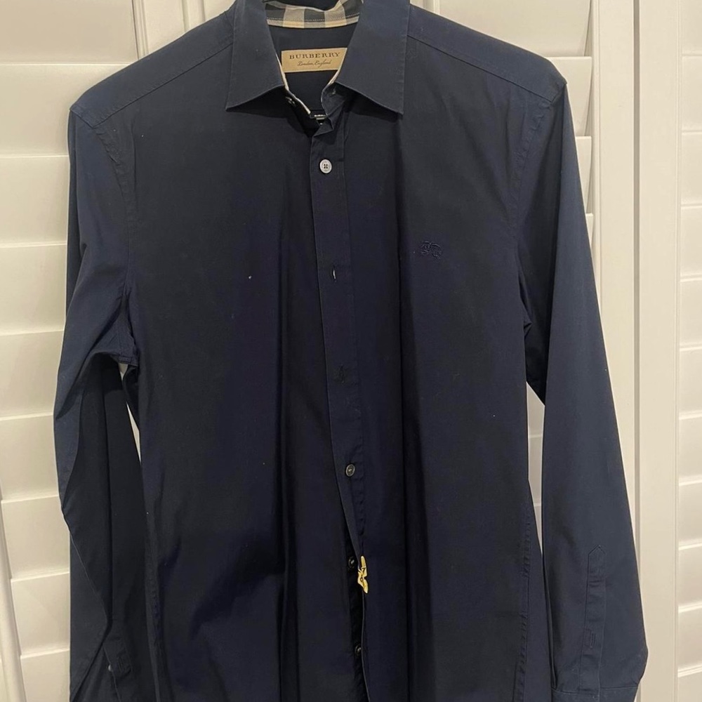 Men's Burberry Button Up Dress Shirt